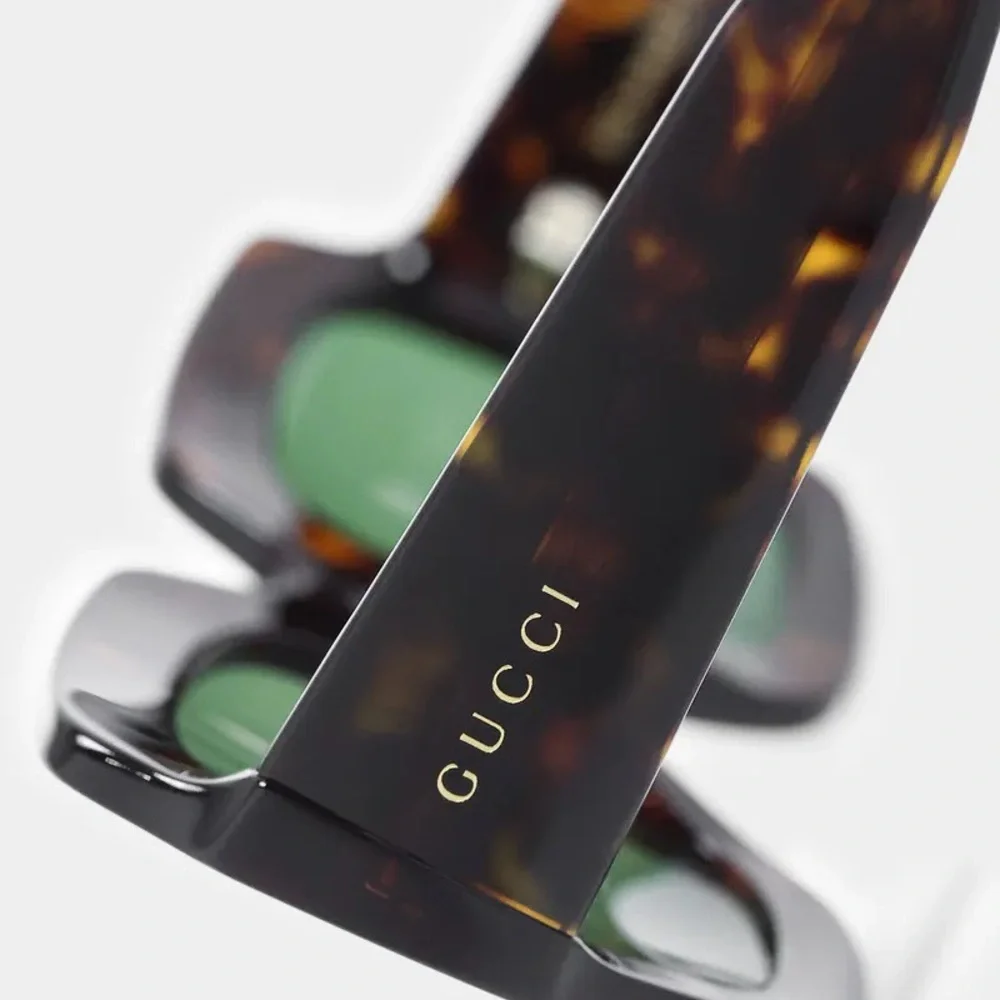 New - GUCCI Green Square Men  Sunglasses GG1111S 002 53